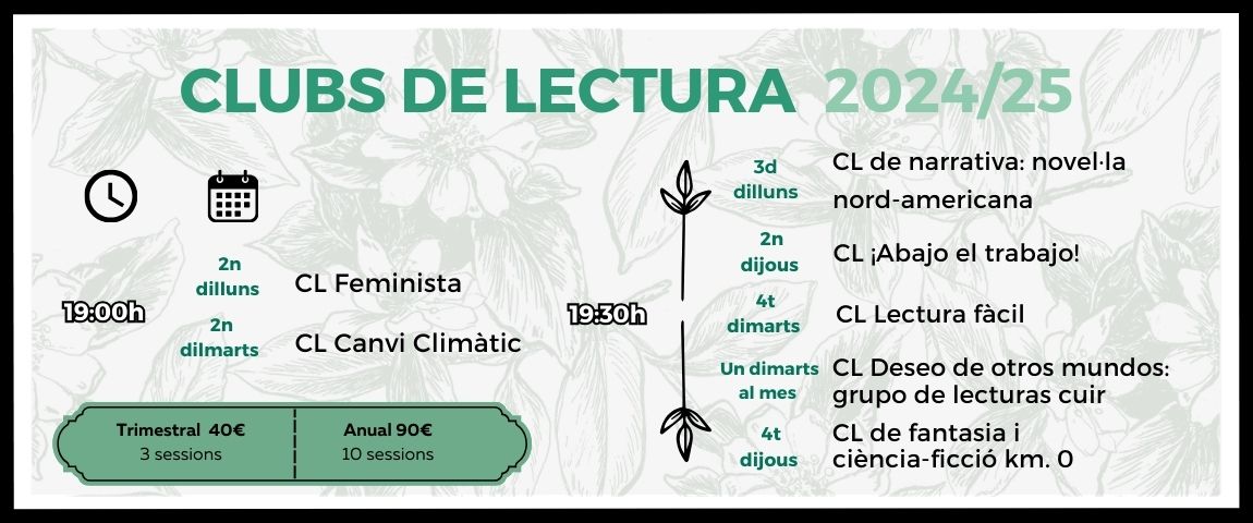 CLUBS DE LECTURA  2024/25